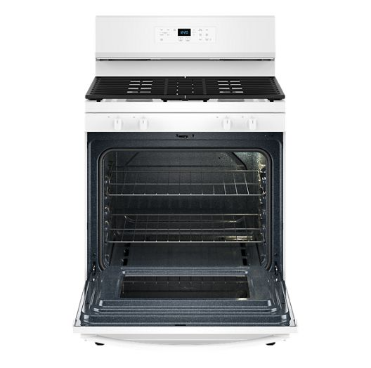 Whirlpool 30-inch Self Clean Gas Range with No Preheat Mode WFGS3530RW