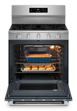 Maytag 30-Inch Wide Gas Range With Steam Clean - 5.0 cu. ft. MFGS4030RS