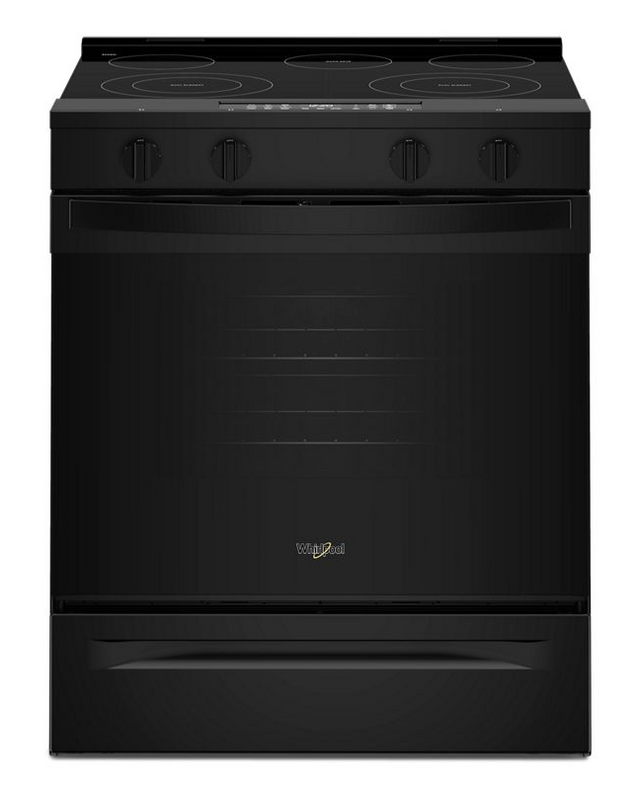Whirlpool 30-inch Electric Smart Range with Air Cooking Technology and Steam Clean WSES4530TB