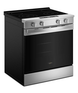 Whirlpool 30-inch Electric Range with No Preheat and Slow Cook Modes WSES3130SS