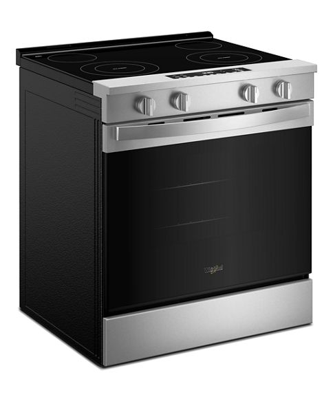 Whirlpool 30-inch Electric Range with No Preheat and Slow Cook Modes WSES3130SS