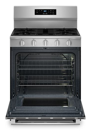 Maytag 30-Inch Wide Gas Range With Steam Clean - 5.0 cu. ft. MFGS4030RS