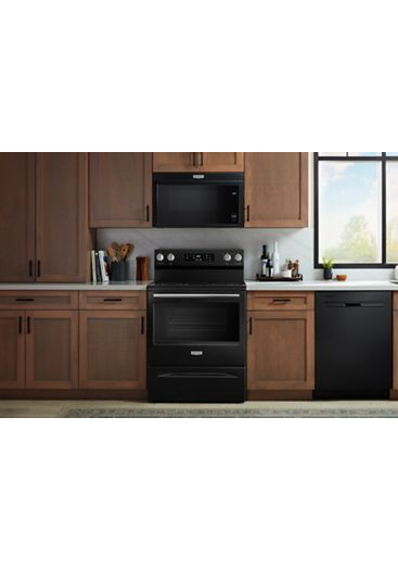 Maytag 30-Inch Wide Electric Range With Steam Clean - 5.3 cu. ft. MFES4030RB
