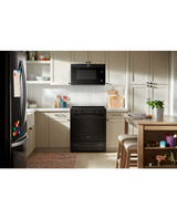 Whirlpool 30-inch Electric Smart Range with Air Cooking Technology and Steam Clean WSES4530TB