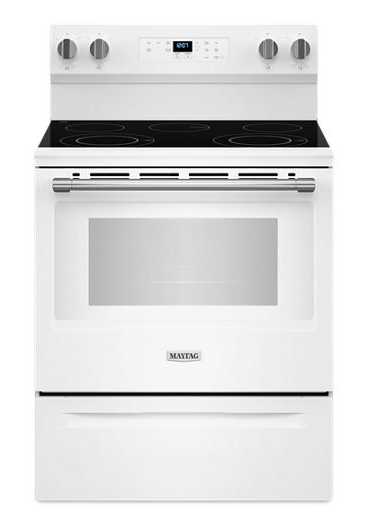 Maytag 30-Inch Wide Electric Range With Steam Clean - 5.3 cu. ft. MFES4030RW