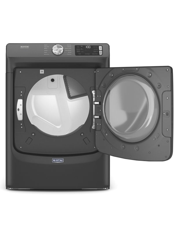 Maytag Front Load Electric Dryer with Extra Power and Quick Dry Cycle - 7.3 cu. ft. MED6630MBK