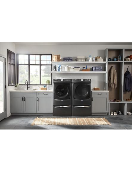 Maytag Front Load Washer with Extra Power and 12-Hr Fresh Spin option - 4.5 cu. ft. MHW5630-Volcano Black