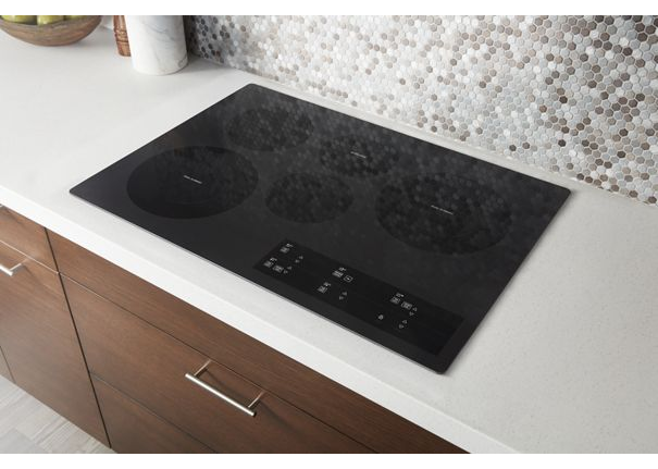 Whirlpool 30-inch Electric Ceramic Glass Cooktop with Two Dual Radiant Elements WCE97US0KB