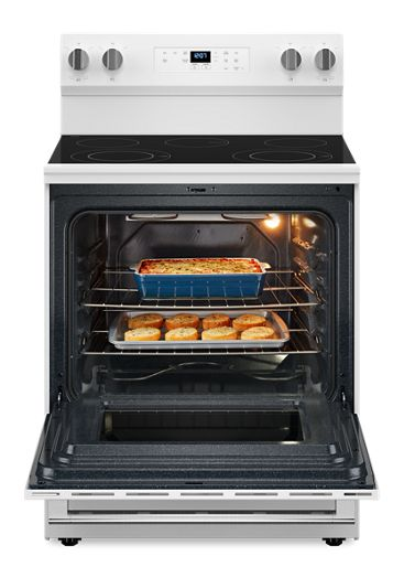 Maytag 30-Inch Wide Electric Range With Steam Clean - 5.3 cu. ft. MFES4030RW