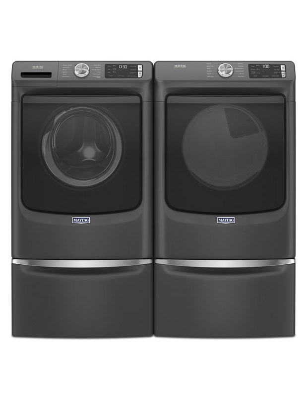 Maytag Front Load Electric Dryer with Extra Power and Quick Dry Cycle - 7.3 cu. ft. MED6630MBK