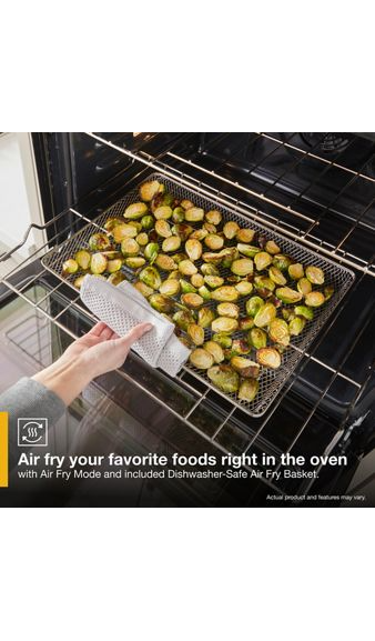 Whirlpool 10.0 Cu. Ft. Double Smart Wall Oven with Air Fry WOED7030PV