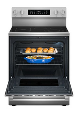 Maytag 30-Inch Wide Electric Range With Grill Mode and No Preheat Air Fry - 5.3 cu. ft. MFES7030SZ