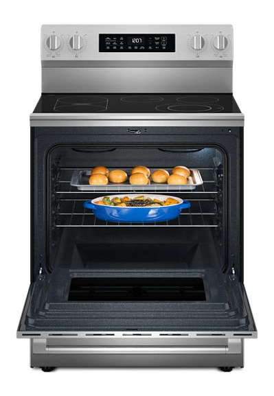Maytag 30-Inch Wide Electric Range With Grill Mode and No Preheat Air Fry - 5.3 cu. ft. MFES7030SZ