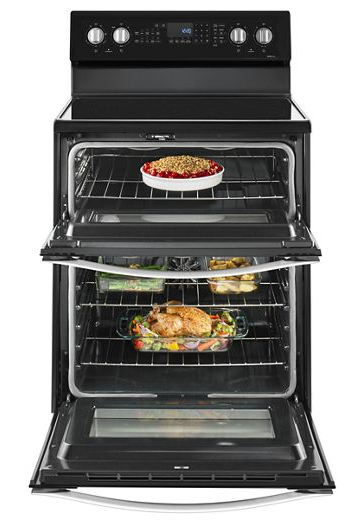 Whirlpool 6.7 Cu. Ft. Electric Double Oven Range with True Convection WGE745C0FE