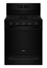 Whirlpool 30-inch Gas Range with Air Cooking Technology, No Preheat Air Fry and Air Baking and Self Clean WFGS5030RB