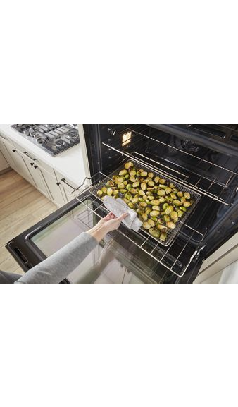 Whirlpool 10.0 Cu. Ft. Double Smart Wall Oven with Air Fry WOED7030PV
