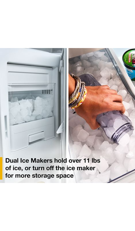 Whirlpool 36-Inch French Door Refrigerator with Dual Ice Makers - 30 cu. ft. WRFF3736SV