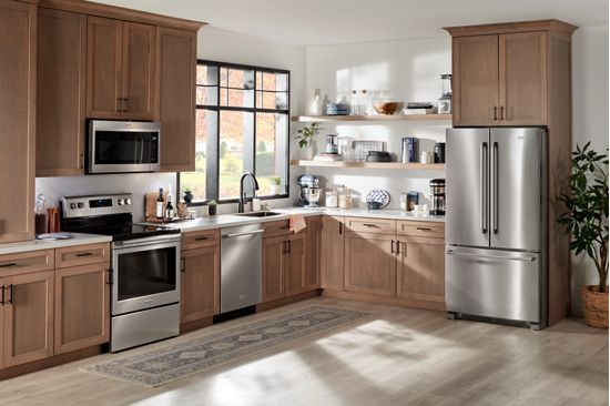 Maytag® 36 Inch Wide French Door Bottom Mount Refrigerator with Max Cool Setting - 25 Cu. Ft. MRFF4136RZ