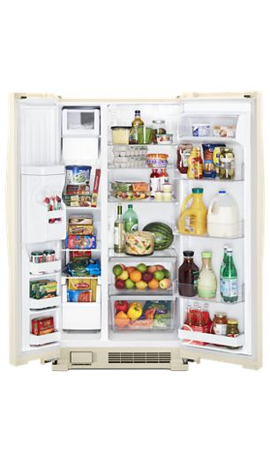 Whirlpool 36-inch Wide Side-by-Side Refrigerator - 24 cu. ft. WRS315SDHT