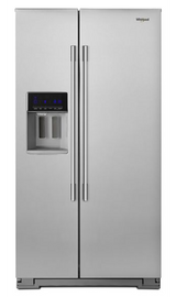 Whirlpool 36-inch Wide Contemporary Handle Counter Depth Side-by-Side Refrigerator - 21 cu. ft. WRSA71CIHZ