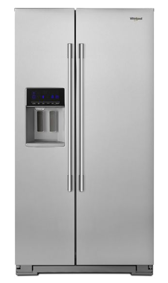 Whirlpool 36-inch Wide Contemporary Handle Counter Depth Side-by-Side Refrigerator - 21 cu. ft. WRSA71CIHZ