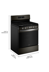 Whirlpool 30-inch Gas Range with Air Cooking Technology and Steam Clean WFGS4530SV