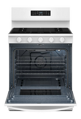 Whirlpool 30-inch Gas Range with Air Cooking Technology WFGS5730SW