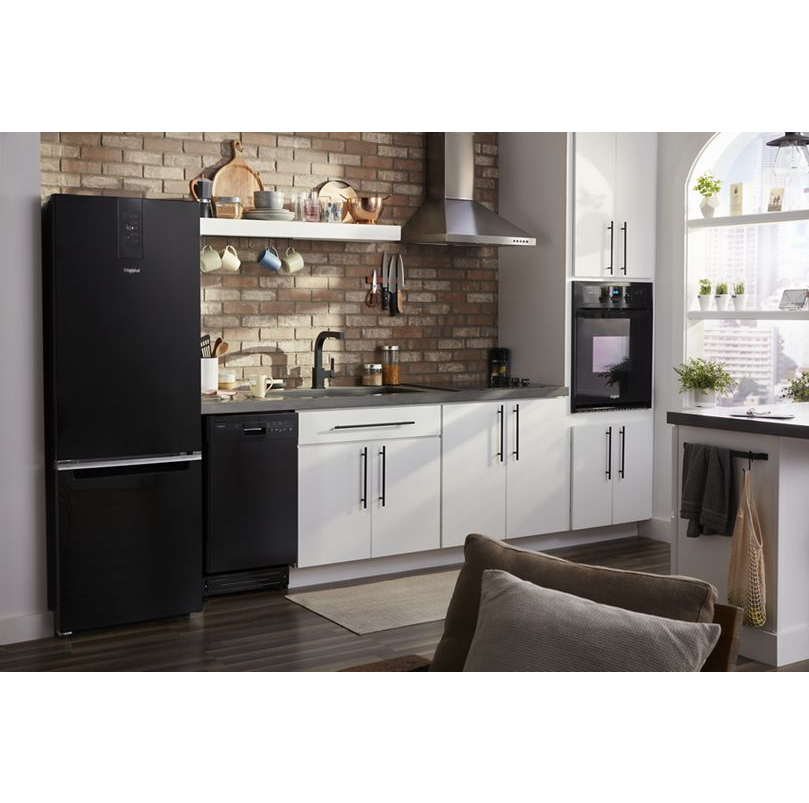 Whirlpool 24-inch Wide Bottom-Freezer Refrigerator - 12.7 cu. ft. WRB533CZJB