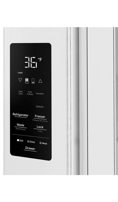 Whirlpool® 30 Cu. Ft. Family-Sized Capacity French Door Refrigerator with Flexible Temperature Drawer WRMF3336SW