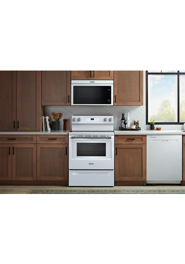 Maytag 30-Inch Wide Electric Range With Steam Clean - 5.3 cu. ft. MFES4030RW