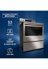 Maytag 30-Inch Wide Electric Range With Grill Mode and No Preheat Air Fry - 5.3 cu. ft. MFES7030SZ
