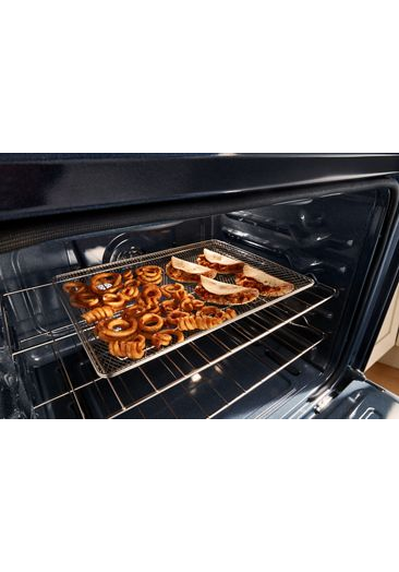 Whirlpool 30-inch Gas Range with Air Cooking Technology, No Preheat Air Fry and Air Baking and Self Clean WFGS5030RB