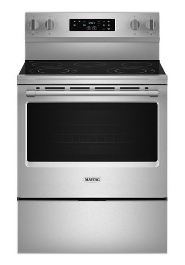 Maytag 30-Inch Wide Electric Range With Steam Clean - 5.3 cu. ft. MFES4030RS