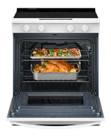 Whirlpool 30-inch Electric Smart Range with Air Cooking Technology and Steam Clean WSES4530TW
