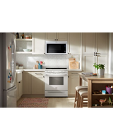 Whirlpool 30-inch Electric Smart Range with Air Cooking Technology and Steam Clean WSES4530TW