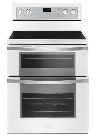 Whirlpool 6.7 Cu. Ft. Electric Double Oven Range with True Convection WGE745C0FH