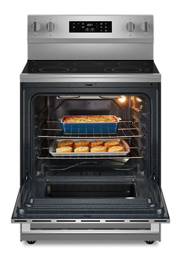 Maytag 30-Inch Wide Electric Range With Steam Clean - 5.3 cu. ft. MFES4030RS