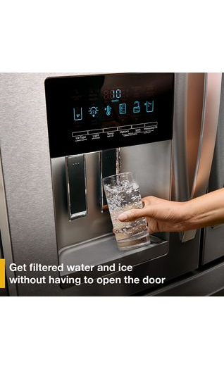 Whirlpool® 36-Inch Wide French Door Bottom Mount Refrigerator WRMF3636RW