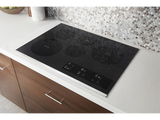 Whirlpool 30-inch Electric Ceramic Glass Cooktop with Two Dual Radiant Elements WCE97US0KS