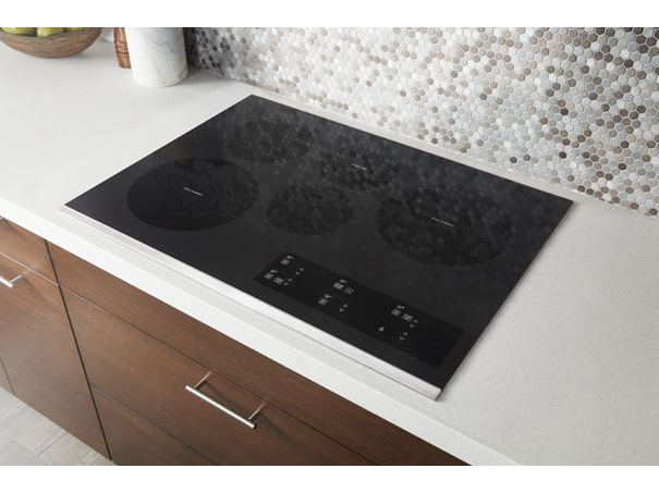 Whirlpool 30-inch Electric Ceramic Glass Cooktop with Two Dual Radiant Elements WCE97US0KS