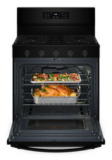 Whirlpool 30-inch Gas Range with Air Cooking Technology, No Preheat Air Fry and Air Baking and Self Clean WFGS5030RB