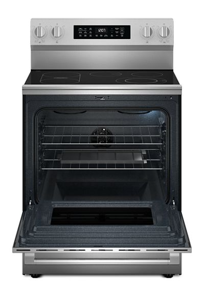 Maytag 30-Inch Wide Electric Range With Grill Mode and No Preheat Air Fry - 5.3 cu. ft. MFES7030SZ