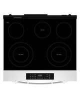 Whirlpool 30-inch Electric Smart Range with Air Cooking Technology and Steam Clean WSES4530TW