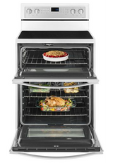 Whirlpool 6.7 Cu. Ft. Electric Double Oven Range with True Convection WGE745C0FH