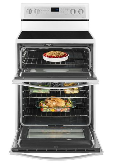 Whirlpool 6.7 Cu. Ft. Electric Double Oven Range with True Convection WGE745C0FH