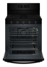 Whirlpool 30-inch Gas Range with Air Cooking Technology, No Preheat Air Fry and Air Baking and Self Clean WFGS5030RB