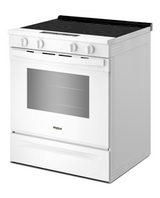 Whirlpool 30-inch Electric Smart Range with Air Cooking Technology and Steam Clean WSES4530TW