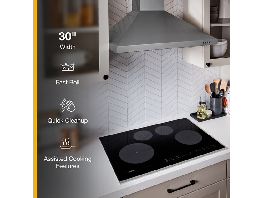 Whirlpool 30-Inch Induction Cooktop WCI55US0JS
