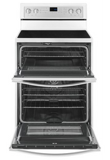 Whirlpool 6.7 Cu. Ft. Electric Double Oven Range with True Convection WGE745C0FH