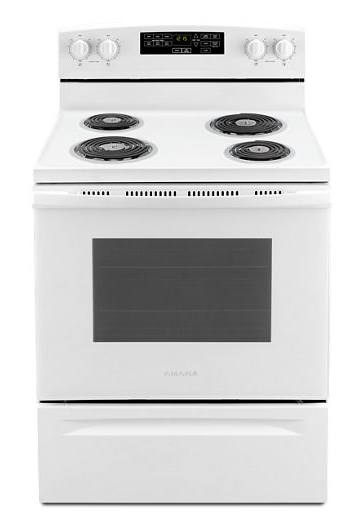 Amana 30-inch Electric Range with Self-Clean Option ACR4503SFW